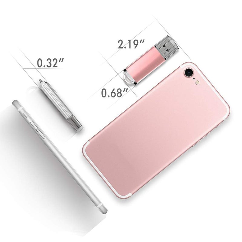 Maspen USB Flash Drive 32GB, Maspen Thumb Drive 2.0 High Speed Memory Stick Jump/ Zip/ Pen Drive,Blue,32 GB - Image 3